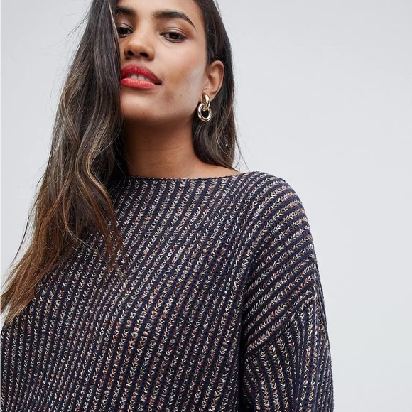 French Connection Mozart Millie Multicolor Knit Sweater - Picture 4 of 12